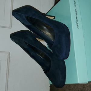 Suede High Heels